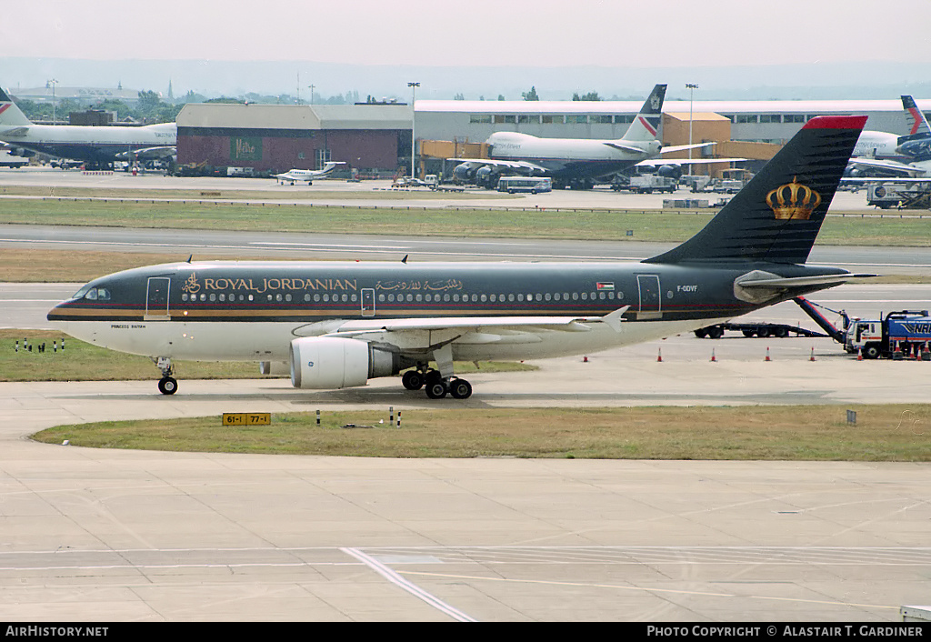 Aircraft Photo of F-ODVF | Airbus A310-304 | Royal Jordanian Airlines | AirHistory.net #108087