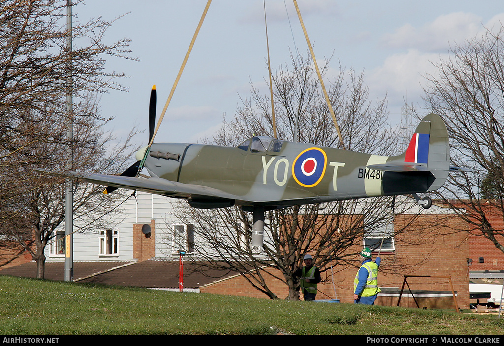 Aircraft Photo of BM481 | Supermarine Spitfire (model) | UK - Air Force | AirHistory.net #108092