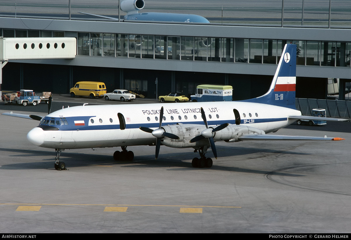 Aircraft Photo of SP-LSH | Ilyushin Il-18V | LOT Polish Airlines - Polskie Linie Lotnicze | AirHistory.net #108095