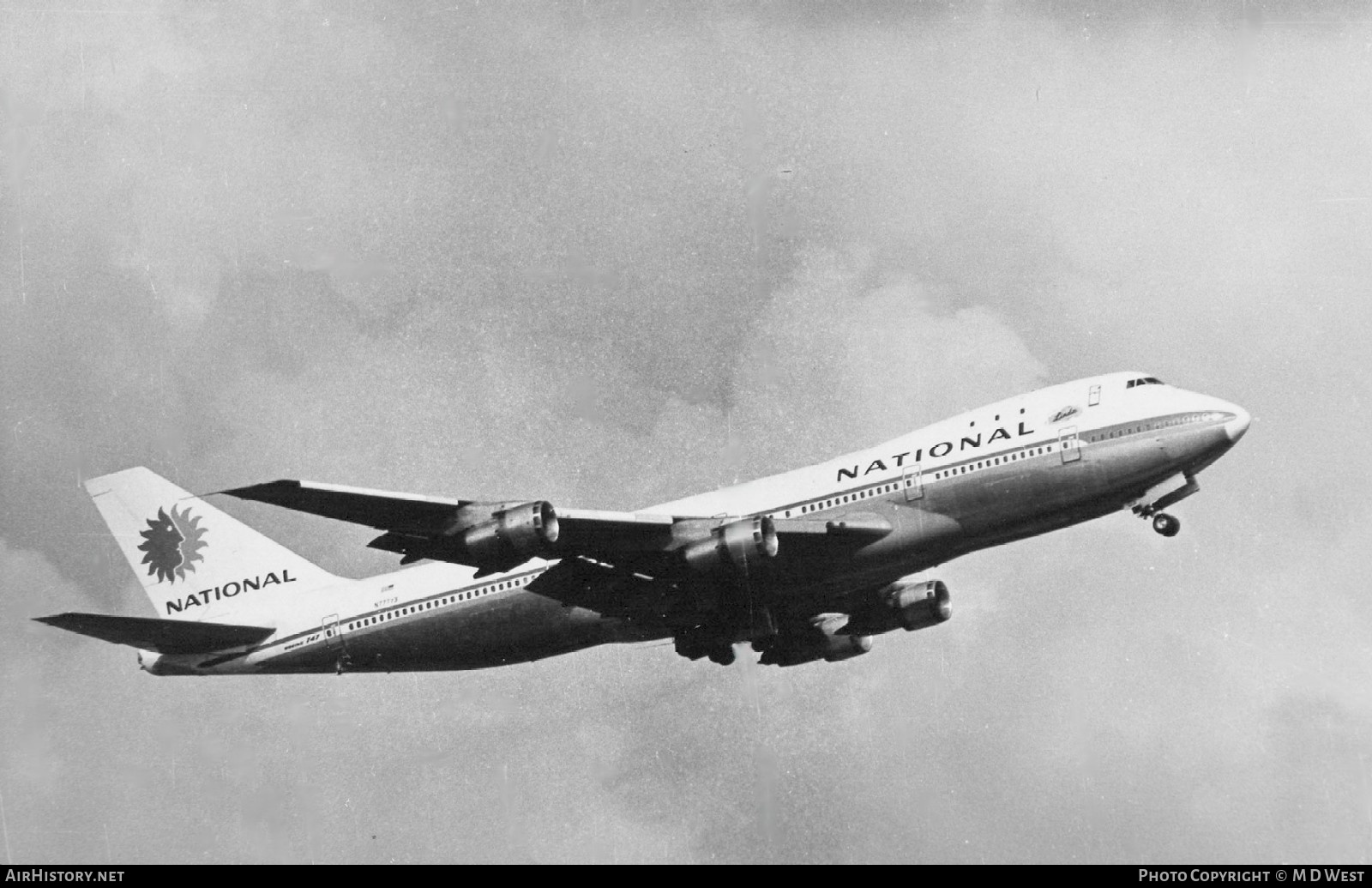 Aircraft Photo of N77773 | Boeing 747-135 | National Airlines | AirHistory.net #108098