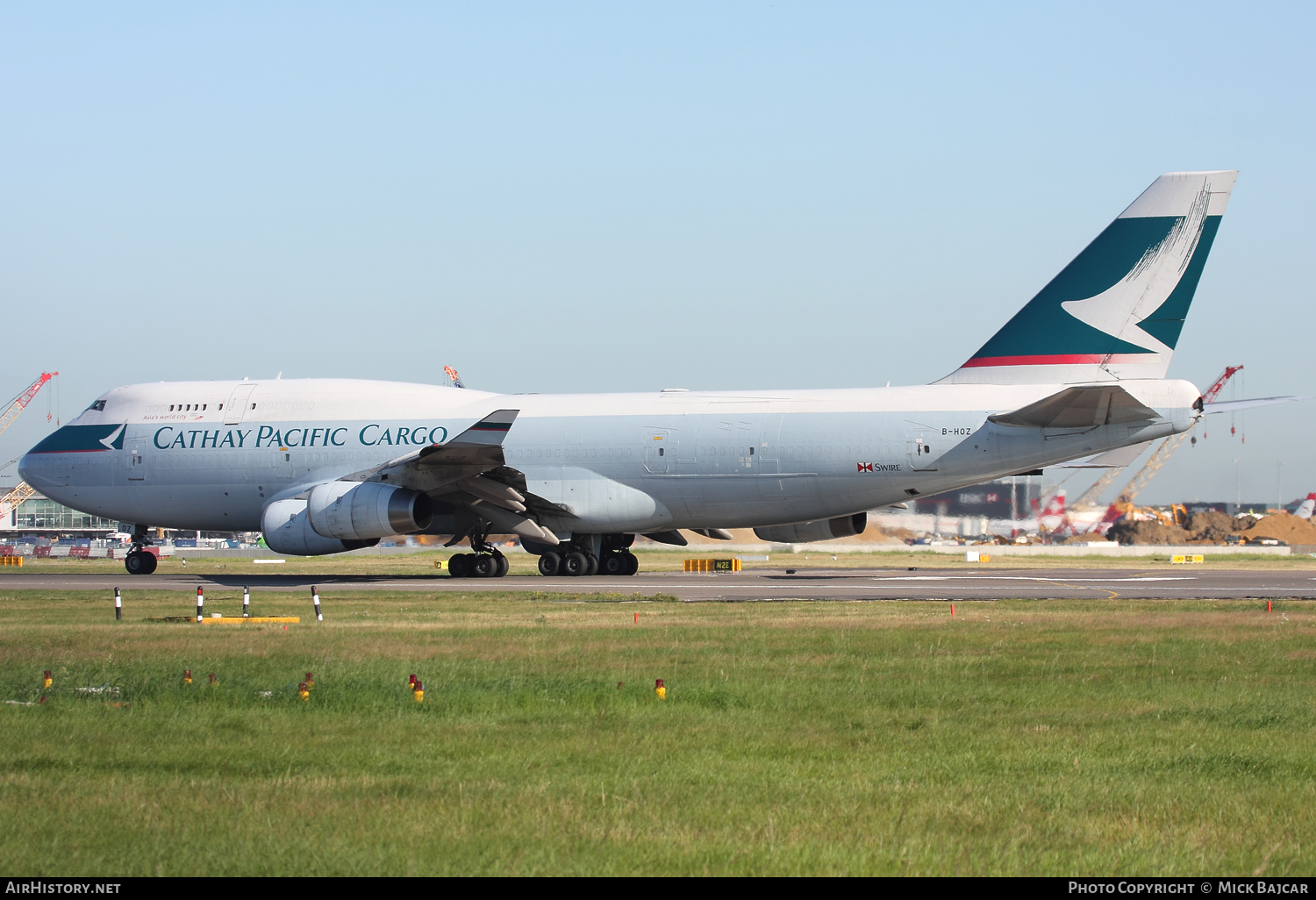 Aircraft Photo of B-HOZ | Boeing 747-467(BCF) | Cathay Pacific Airways Cargo | AirHistory.net #108117