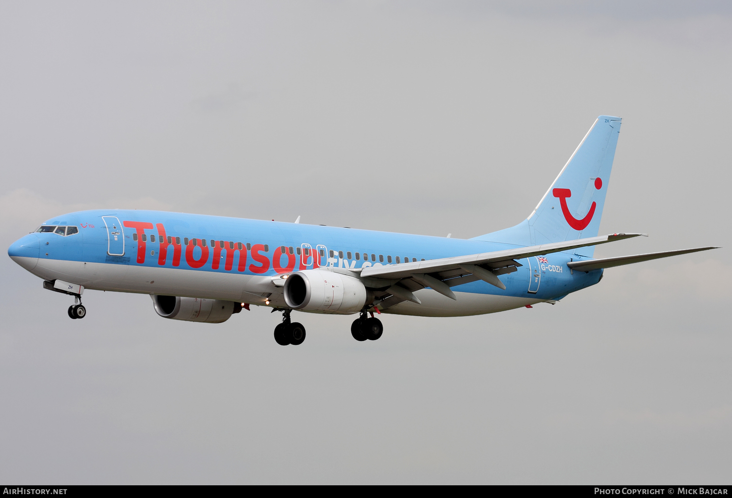 Aircraft Photo of G-CDZH | Boeing 737-804 | Thomsonfly | AirHistory.net #108125