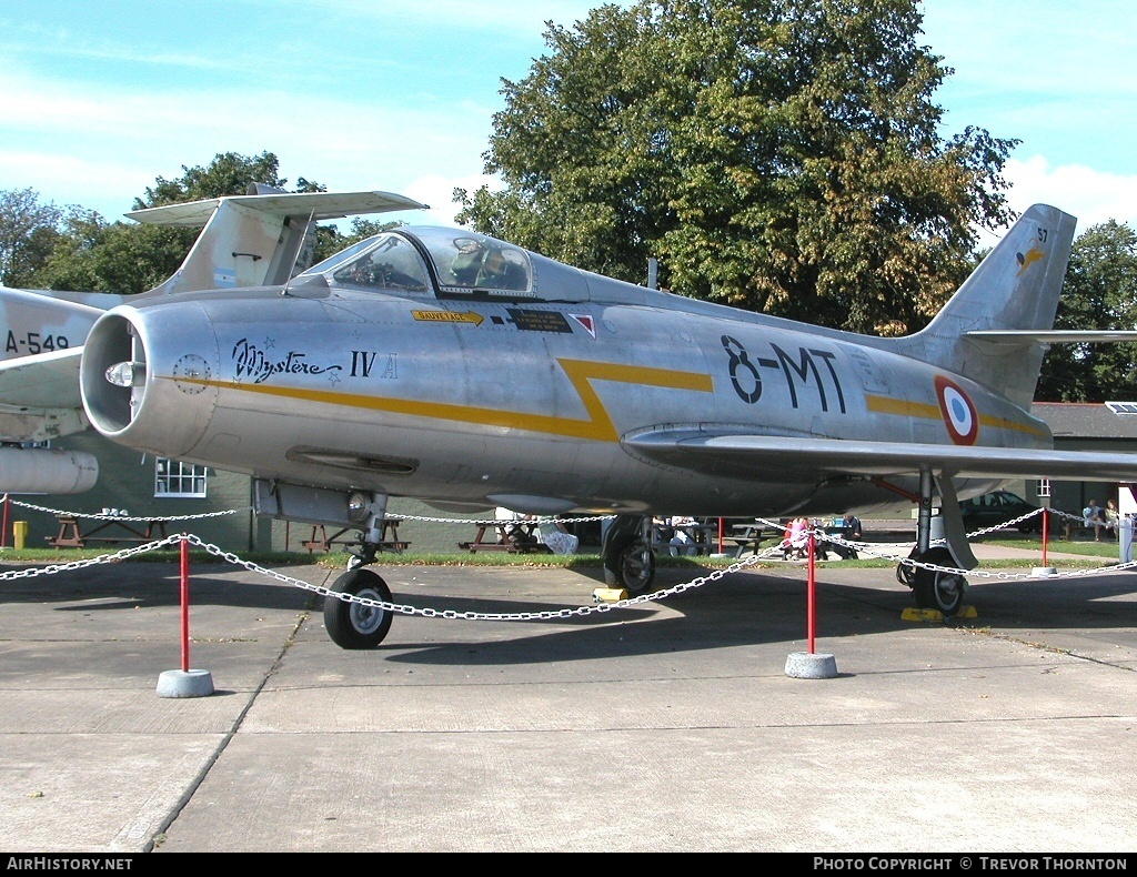 Aircraft Photo of 57 | Dassault MD-454 Mystere IV A | France - Air Force | AirHistory.net #108143