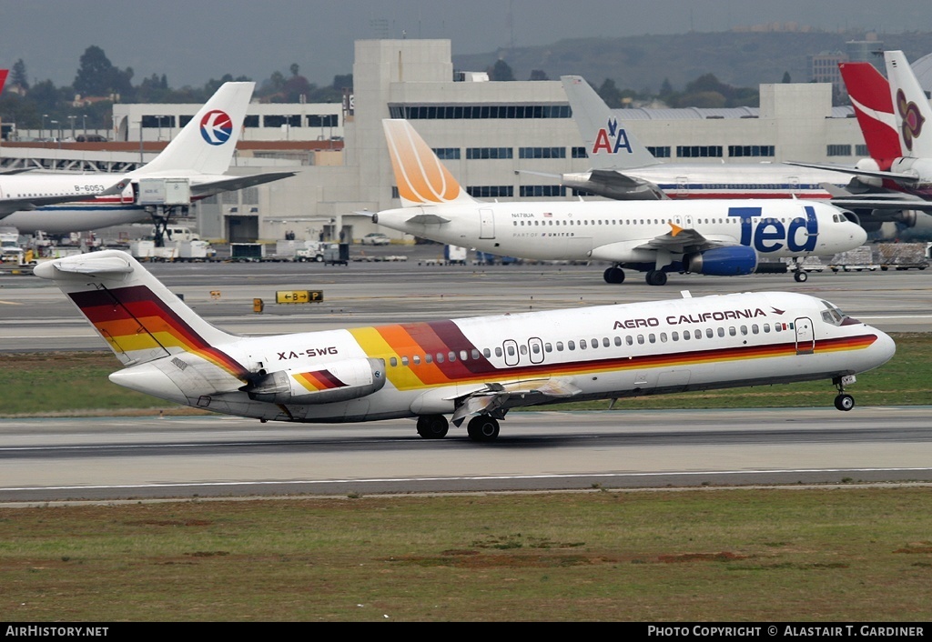 Aircraft Photo of XA-SWG | McDonnell Douglas DC-9-32 | Aero California | AirHistory.net #108165