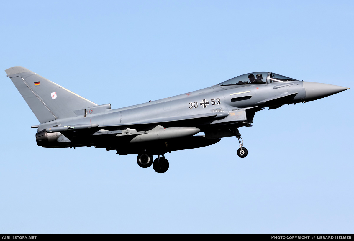 Aircraft Photo of 3053 | Eurofighter EF-2000 Typhoon S | Germany - Air Force | AirHistory.net #108174