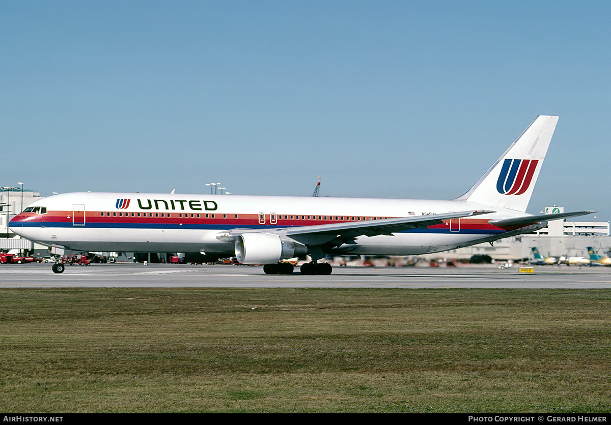 Aircraft Photo of N645UA | Boeing 767-322/ER | United Airlines | AirHistory.net #108204