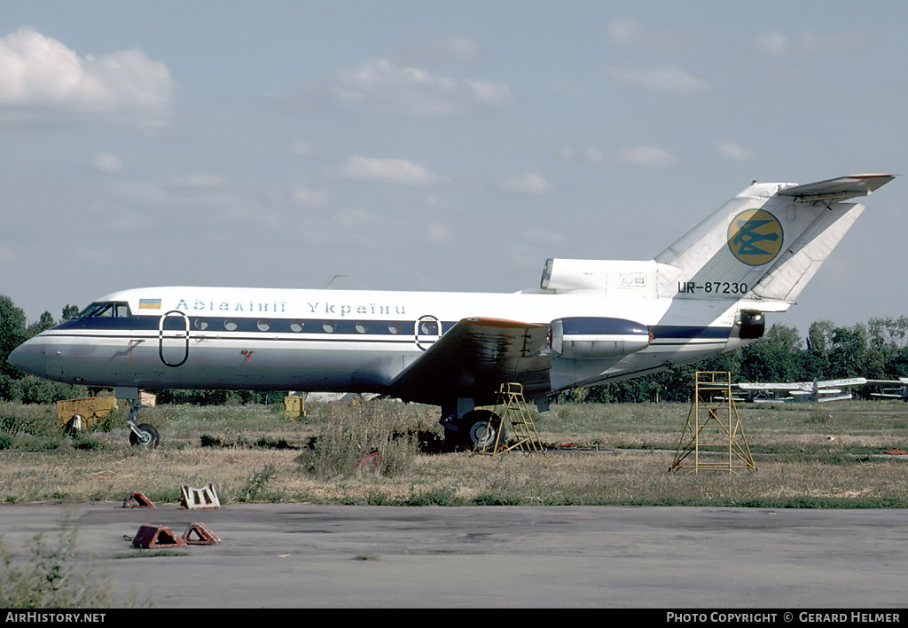 Aircraft Photo of UR-87230 | Yakovlev Yak-40 | Air Ukraine | AirHistory.net #108226