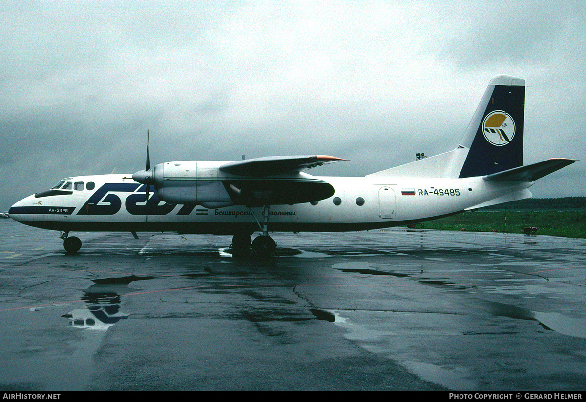 Aircraft Photo of RA-46485 | Antonov An-24RV | BAL Bashkirian Airlines | AirHistory.net #108229