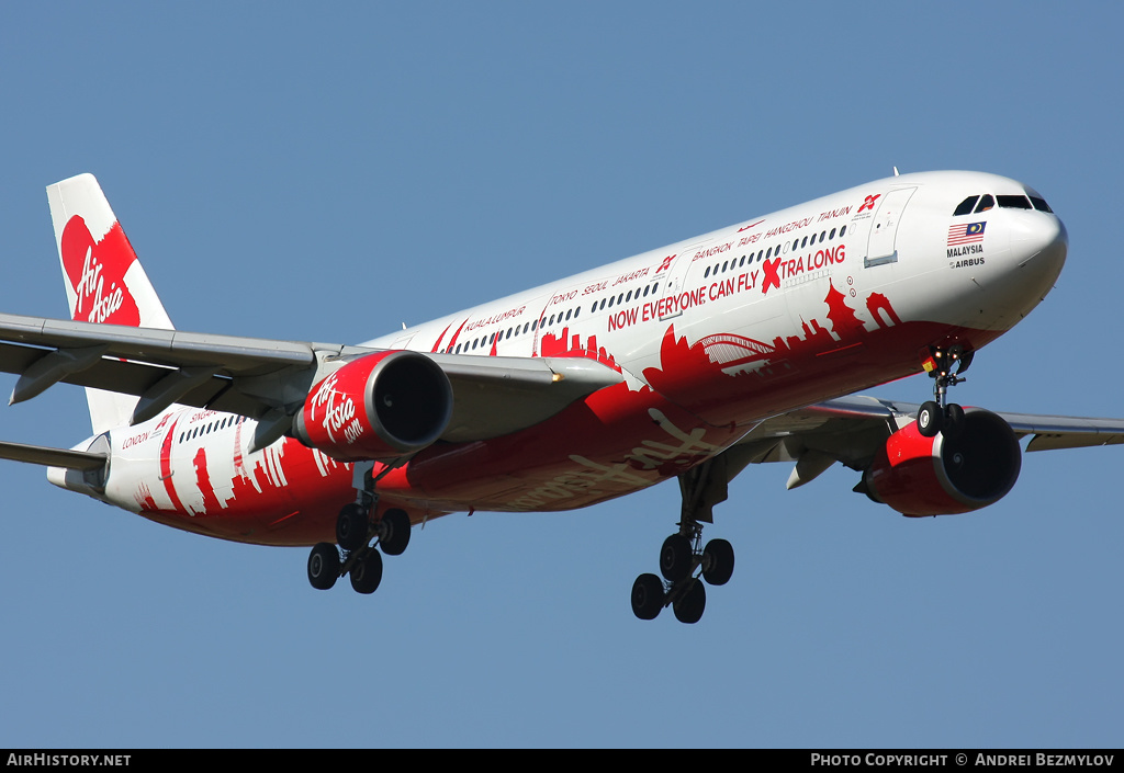 Aircraft Photo of 9M-XAA | Airbus A330-301 | AirAsia X | AirHistory.net #108230