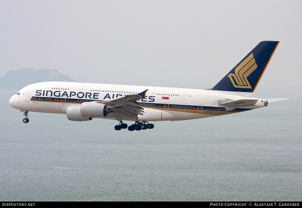 Aircraft Photo of 9V-SKC | Airbus A380-841 | Singapore Airlines | AirHistory.net #108249