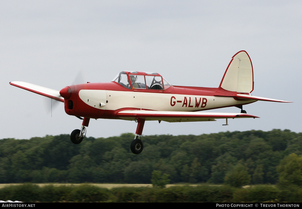 Aircraft Photo of G-ALWB | De Havilland DHC-1 Chipmunk Mk22A | AirHistory.net #108253