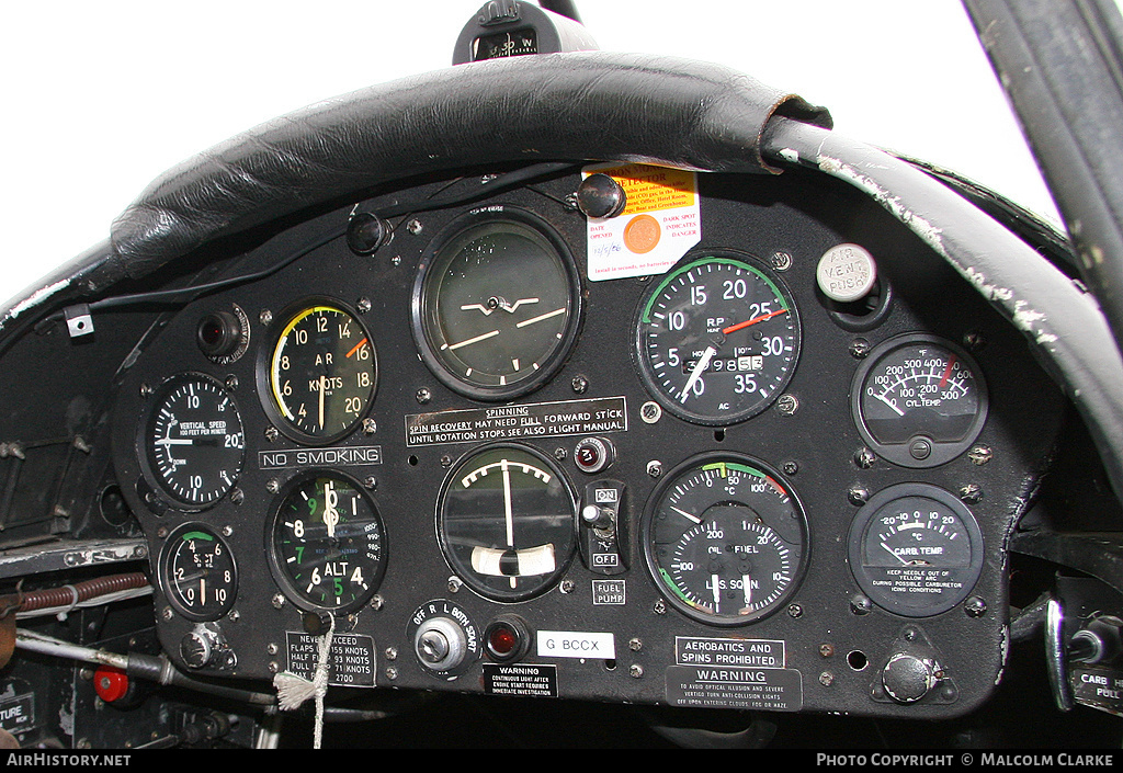 Aircraft Photo of G-BCCX | De Havilland DHC-1 Chipmunk Mk22 | AirHistory.net #108266