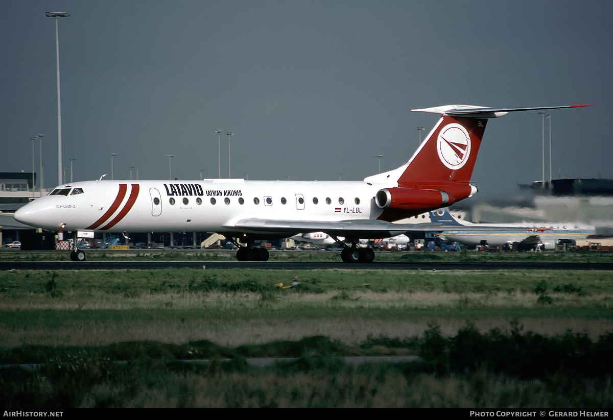Aircraft Photo of YL-LBL | Tupolev Tu-134B-3 | Latavio - Latvian Airlines | AirHistory.net #108274