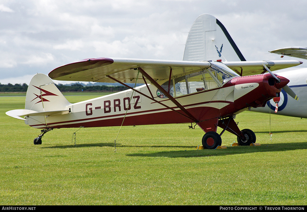 Aircraft Photo of G-BROZ | Piper PA-18-150 Super Cub | AirHistory.net #108307