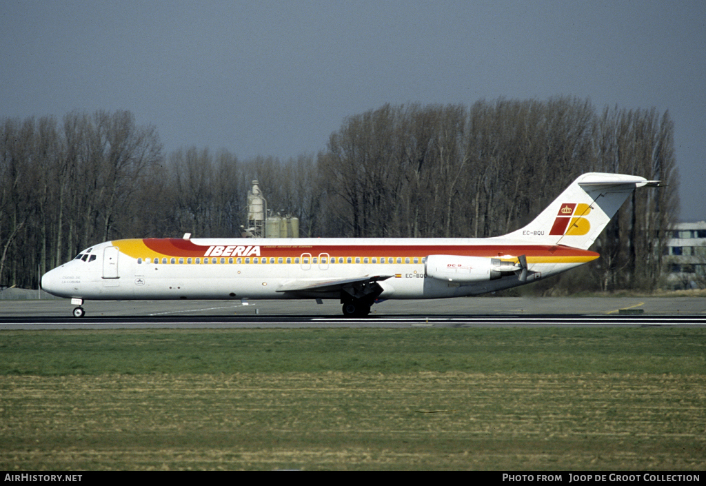 Aircraft Photo of EC-BQU | McDonnell Douglas DC-9-32 | Iberia | AirHistory.net #108315