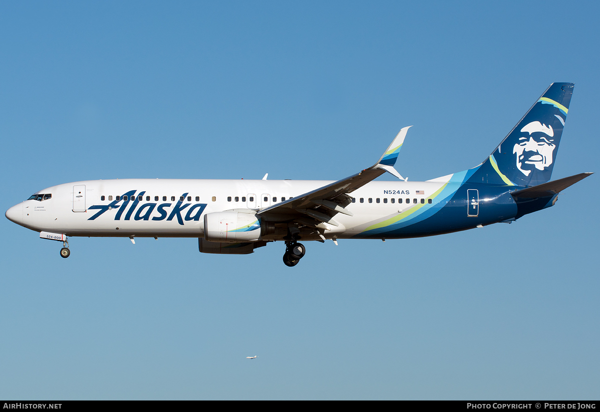 Aircraft Photo of N524AS | Boeing 737-890 | Alaska Airlines | AirHistory.net #108317