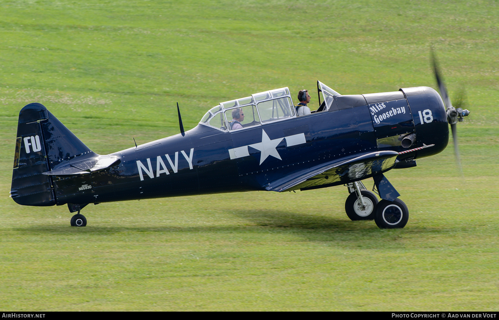 Aircraft Photo of N6593D / 493357 | North American T-6G Texan/Super 6 | USA - Navy | AirHistory.net #108328
