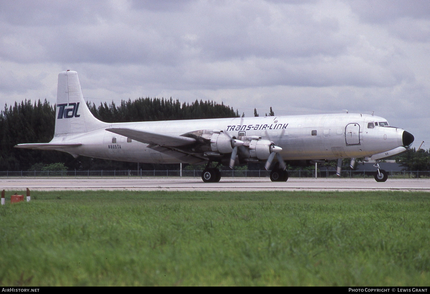 Aircraft Photo of N869TA | Douglas DC-7C(F) | Trans-Air-Link - TAL | AirHistory.net #108345