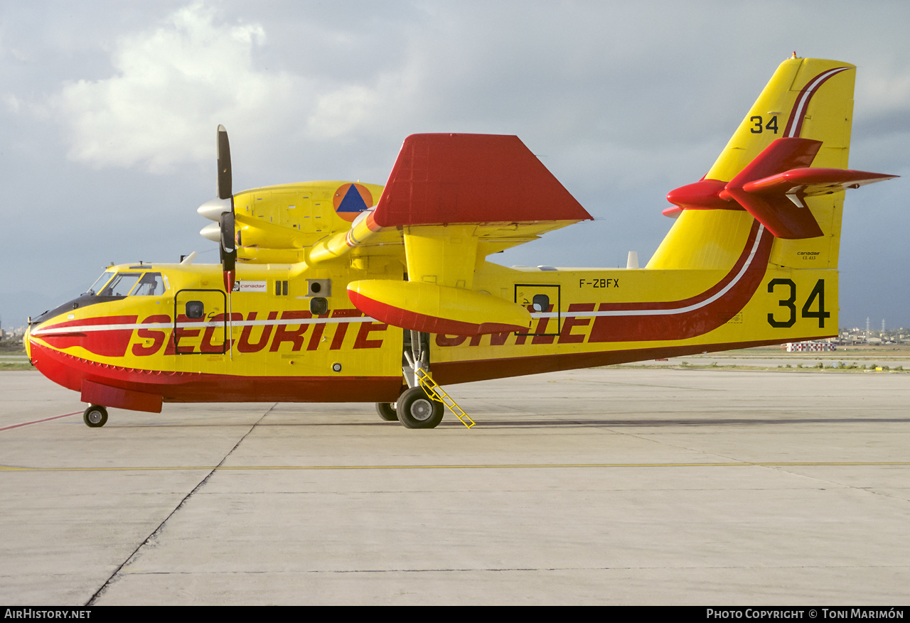 Aircraft Photo of F-ZBFX | Canadair CL-415 (CL-215-6B11) | Sécurité Civile | AirHistory.net #108376