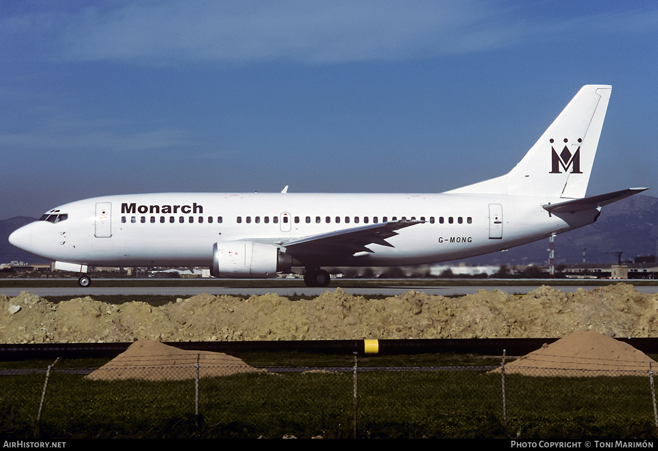 Aircraft Photo of G-MONG | Boeing 737-3Y0 | Monarch Airlines | AirHistory.net #108388