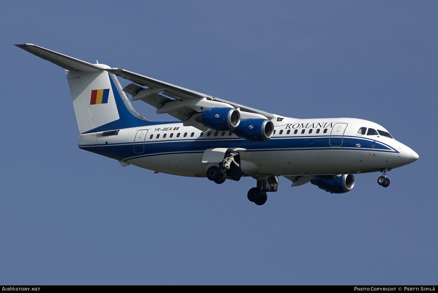 Aircraft Photo of YR-BEA | British Aerospace BAe-146-200 | Romania Government | AirHistory.net #108415