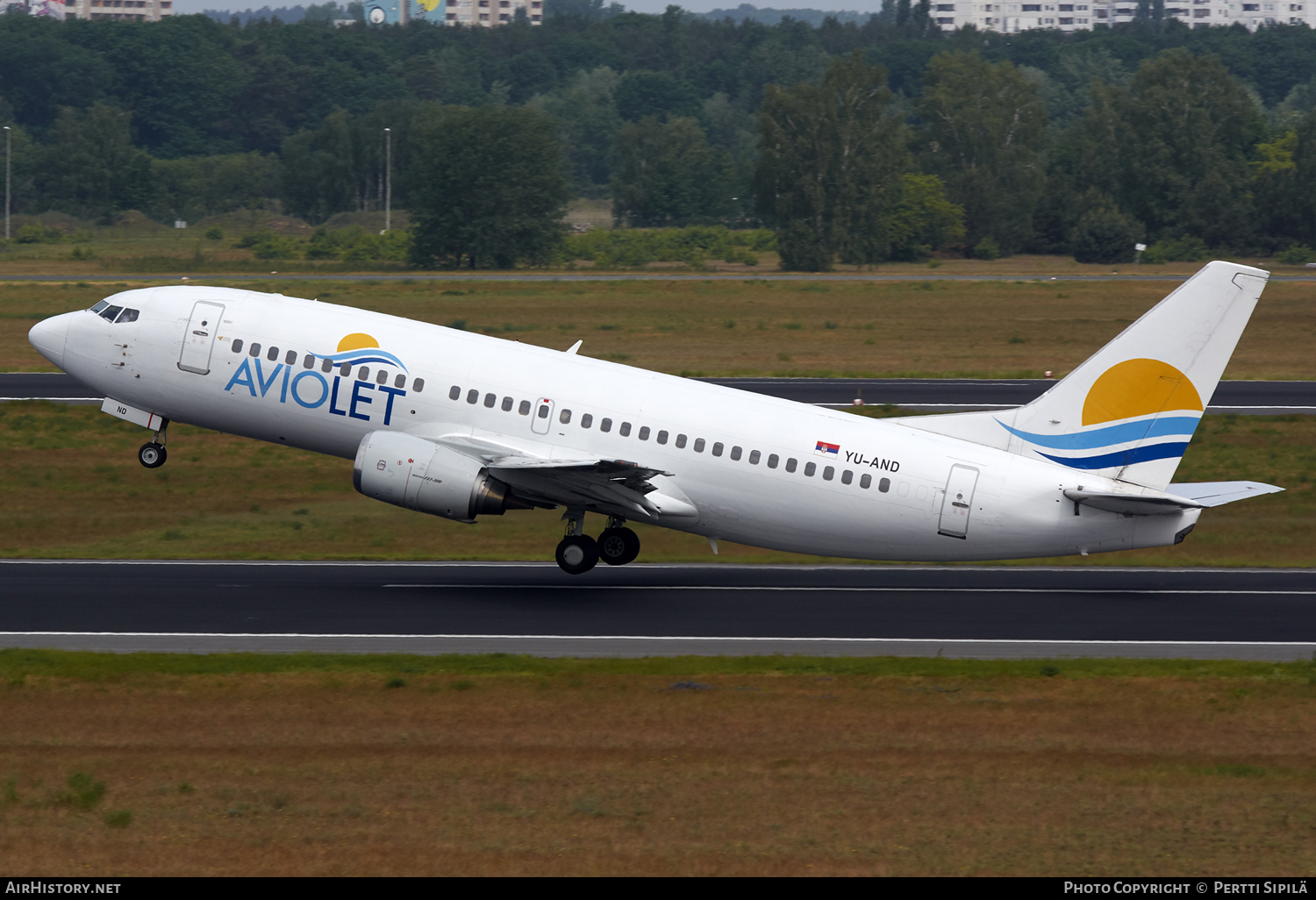 Aircraft Photo of YU-AND | Boeing 737-3H9 | Aviolet | AirHistory.net #108417