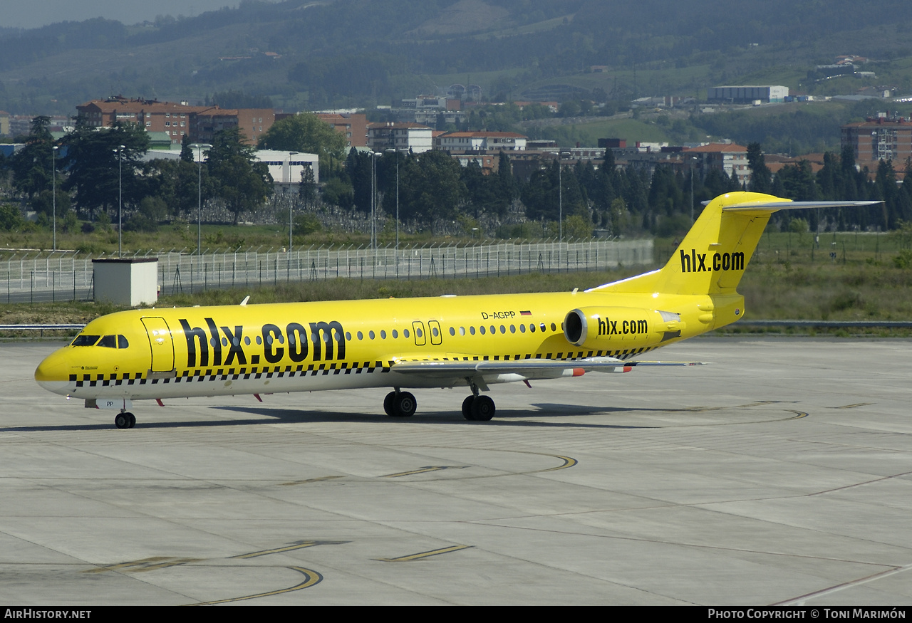 Aircraft Photo of D-AGPP | Fokker 100 (F28-0100) | Hapag-Lloyd Express | AirHistory.net #108428