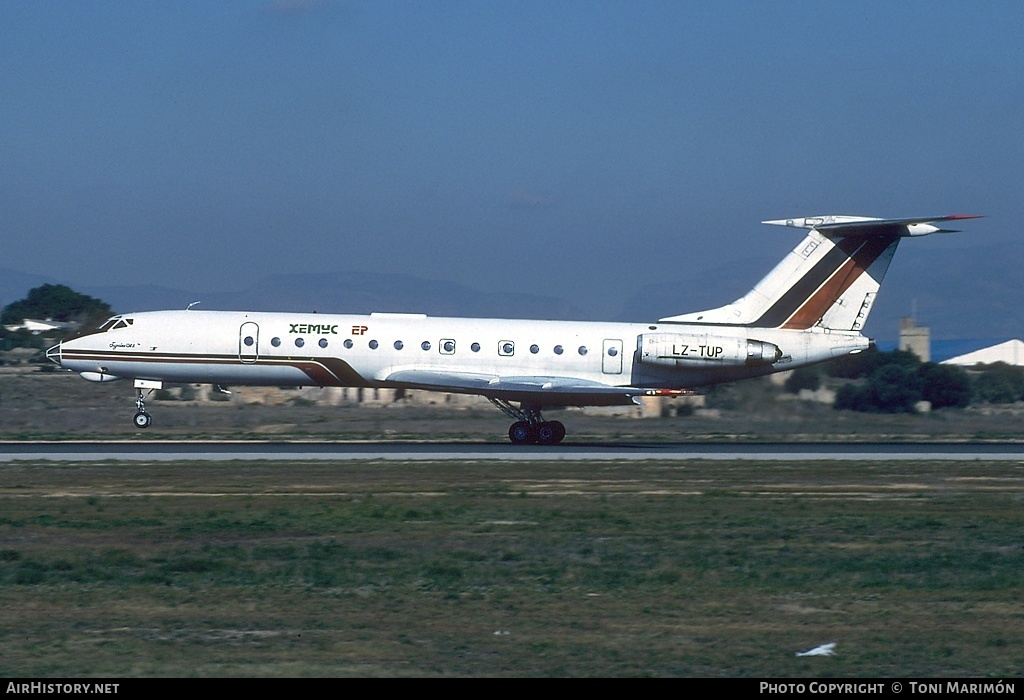 Aircraft Photo of LZ-TUP | Tupolev Tu-134AK | Hemus Air | AirHistory.net #108434