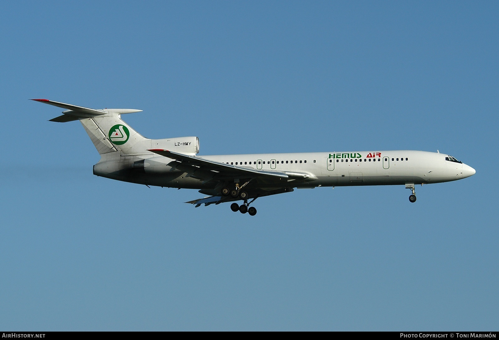 Aircraft Photo of LZ-HMY | Tupolev Tu-154M | Hemus Air | AirHistory.net #108435