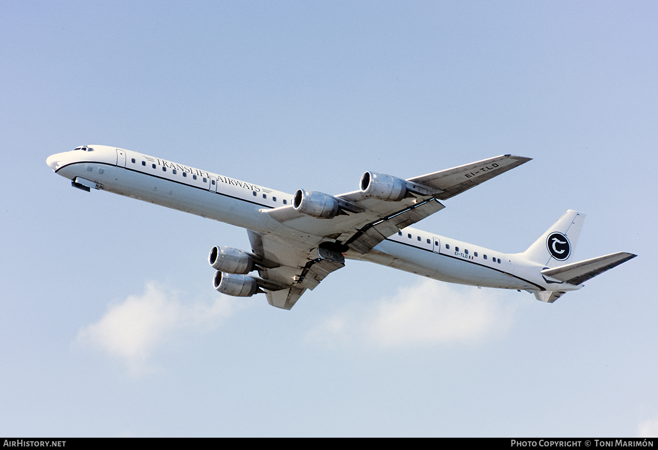 Aircraft Photo of EI-TLD | Douglas DC-8-71 | TransLift Airways | AirHistory.net #108447