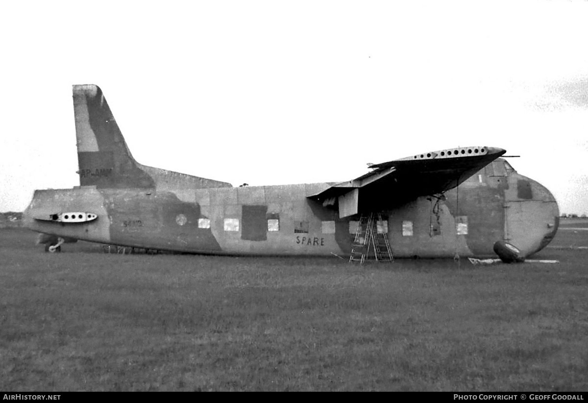 Aircraft Photo of AP-AMM / S4412 | Bristol 170 Freighter Mk31M | AirHistory.net #108454