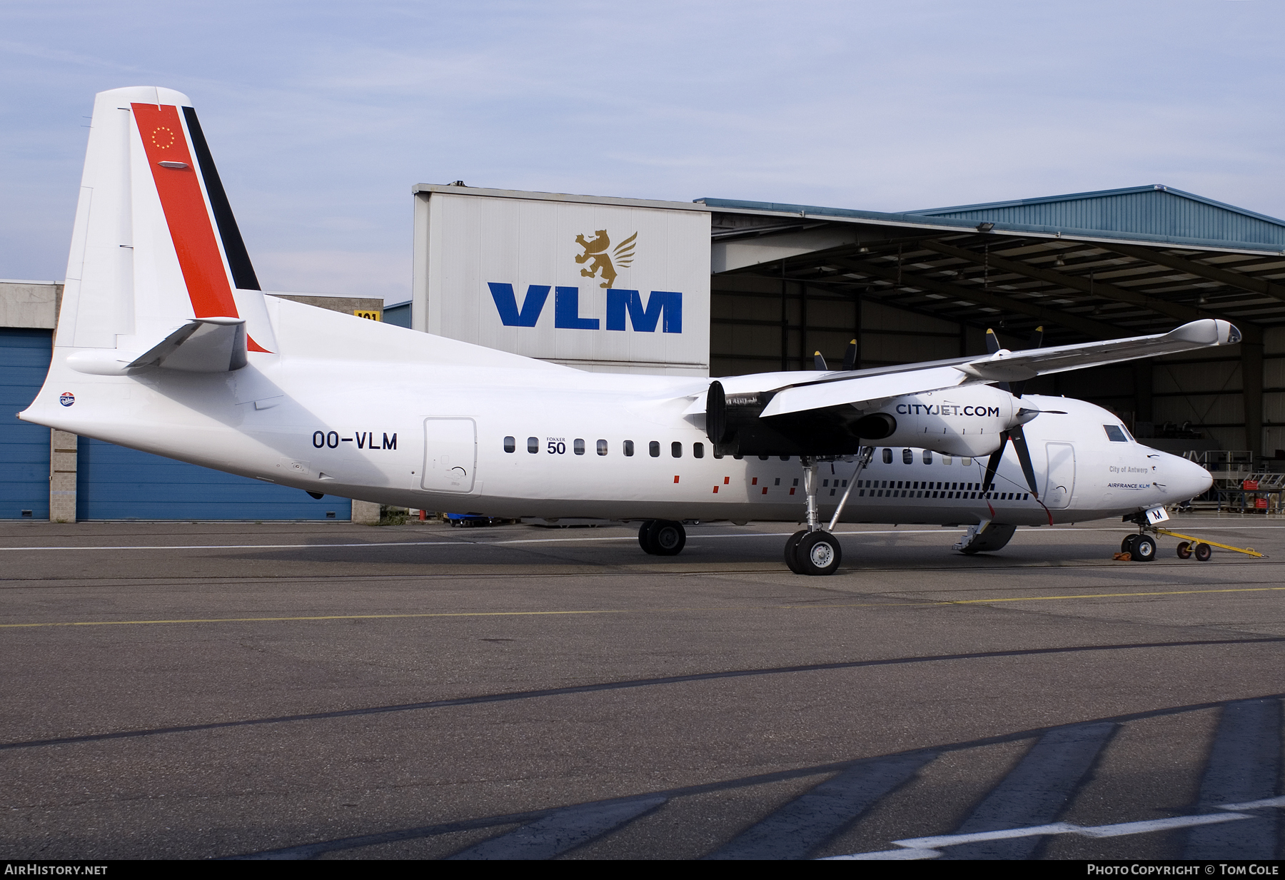 Aircraft Photo of OO-VLM | Fokker 50 | CityJet | AirHistory.net #108493