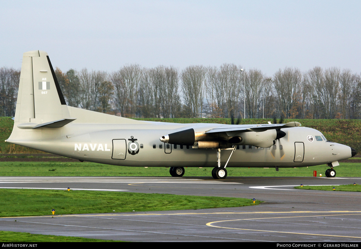 Aircraft Photo of AE567 | Fokker 50 | Peru - Navy | AirHistory.net #108526