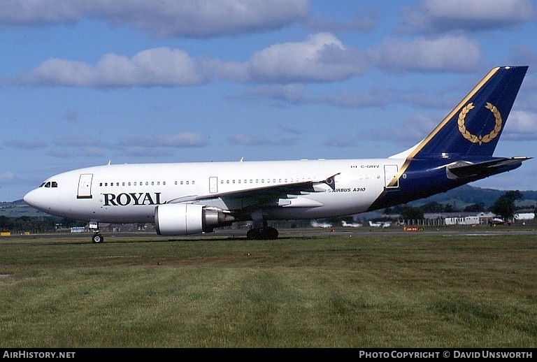 Aircraft Photo of C-GRYV | Airbus A310-304 | Royal Airlines | AirHistory.net #108535