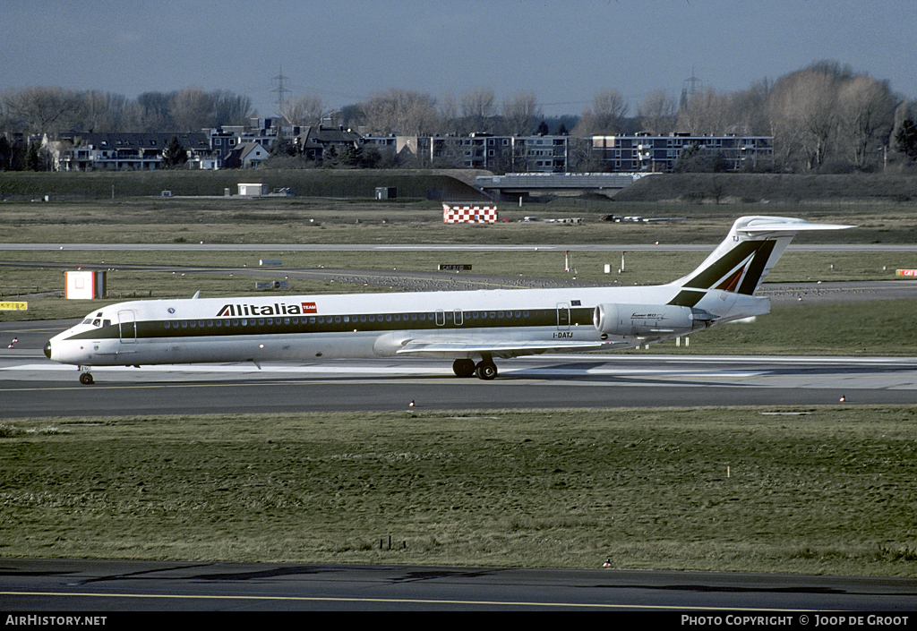 Aircraft Photo of I-DATJ | McDonnell Douglas MD-82 (DC-9-82) | Alitalia | AirHistory.net #108558