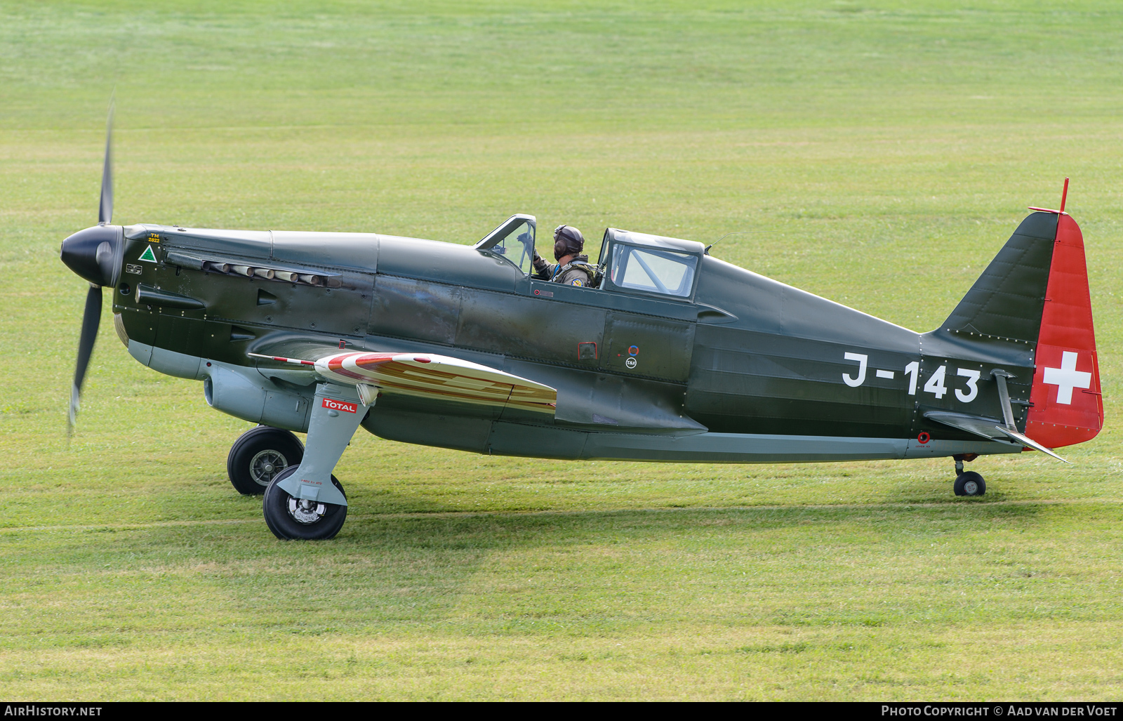 Aircraft Photo of HB-RCF / J-143 | Morane-Saulnier D-3801 (MS-412) | Switzerland - Air Force | AirHistory.net #108585