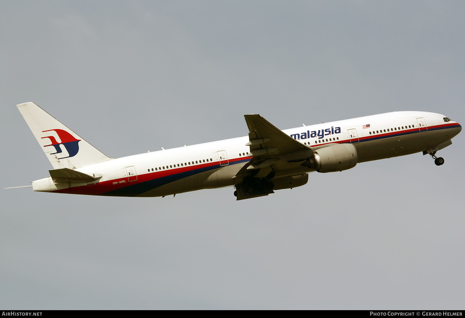 Aircraft Photo of 9M-MRL | Boeing 777-2H6/ER | Malaysia Airlines | AirHistory.net #108587