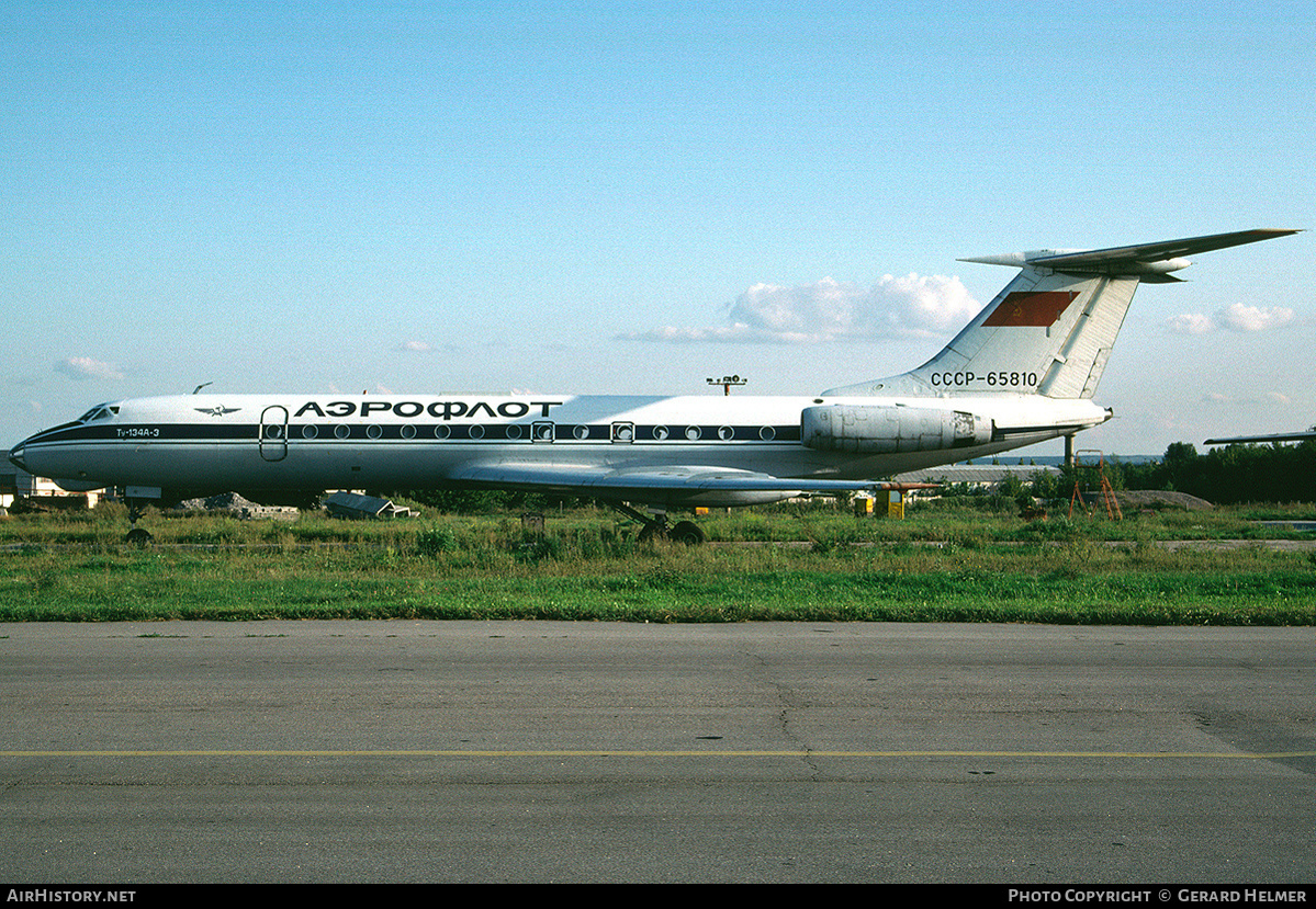 Aircraft Photo of CCCP-65810 | Tupolev Tu-134A-3 | Aeroflot | AirHistory.net #108589