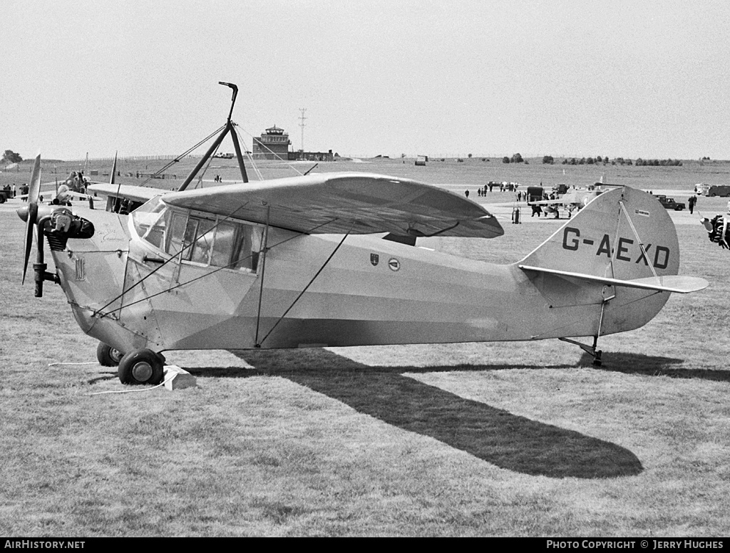 Aircraft Photo of G-AEXD | Aeronca 100 | AirHistory.net #108594