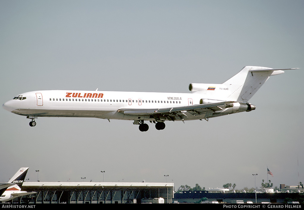 Aircraft Photo of YV-464C | Boeing 727-227 | Zuliana de Aviación | AirHistory.net #108609