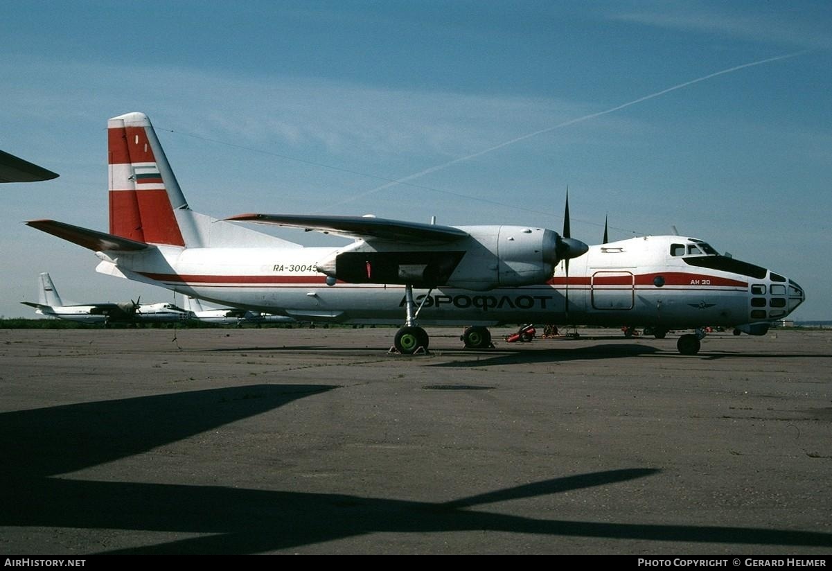 Aircraft Photo of RA-30045 | Antonov An-30 | Aeroflot | AirHistory.net #108617