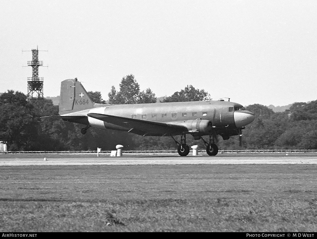Aircraft Photo of K-684 | Douglas C-47A Skytrain | Denmark - Air Force | AirHistory.net #108620