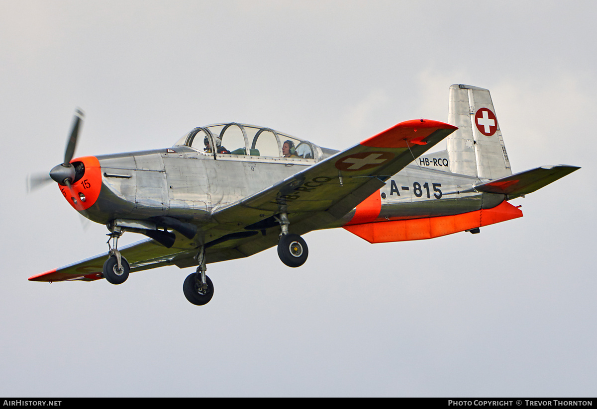 Aircraft Photo of HB-RCQ / A-815 | Pilatus P-3-05 | Switzerland - Air Force | AirHistory.net #108630