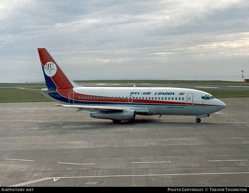 Aircraft Photo of G-BLDE | Boeing 737-2E7/Adv | Dan-Air London | AirHistory.net #108641