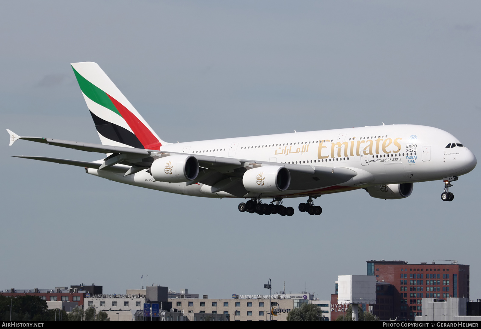 Aircraft Photo of A6-EEY | Airbus A380-861 | Emirates | AirHistory.net #108646