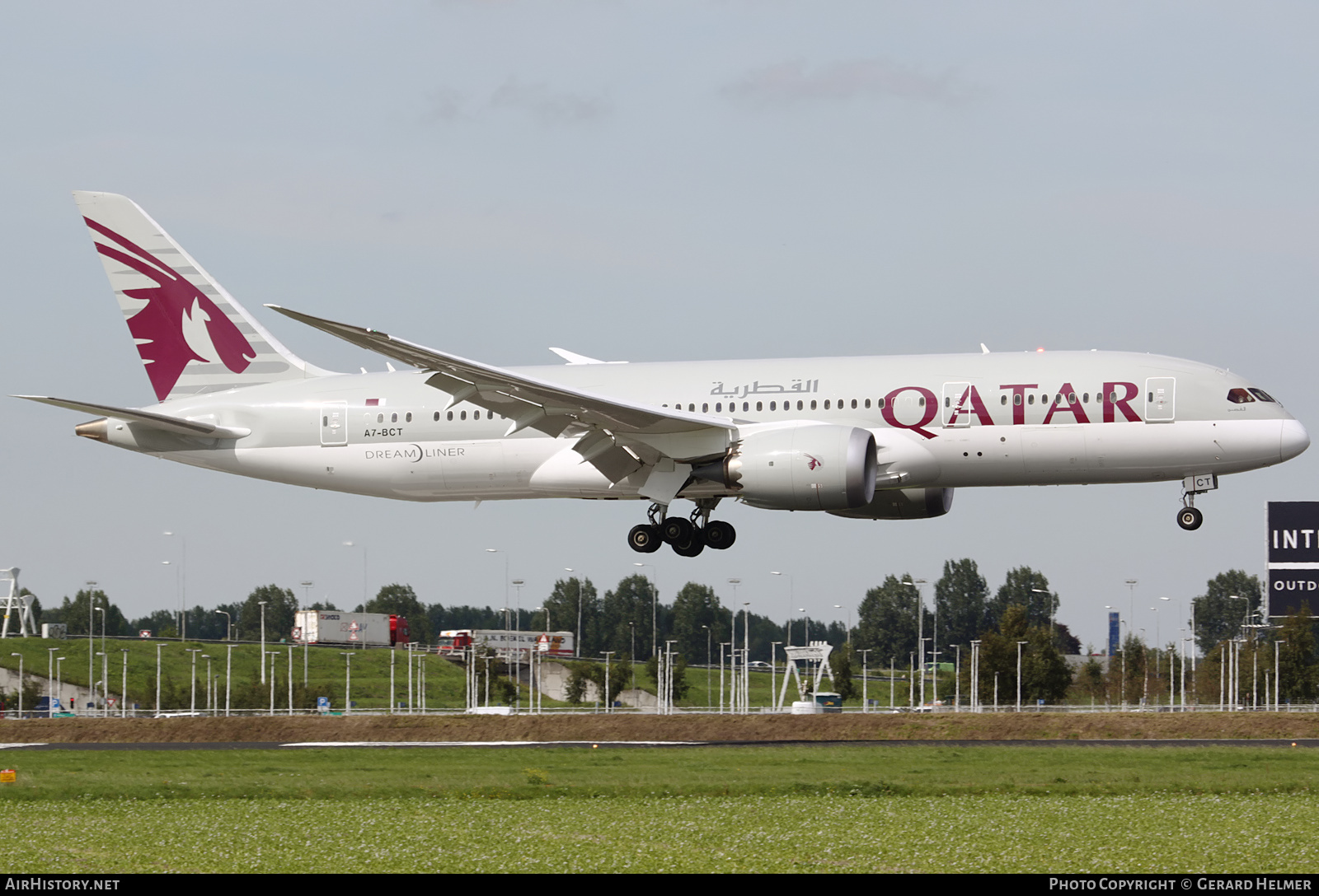 Aircraft Photo of A7-BCT | Boeing 787-8 Dreamliner | Qatar Airways | AirHistory.net #108648