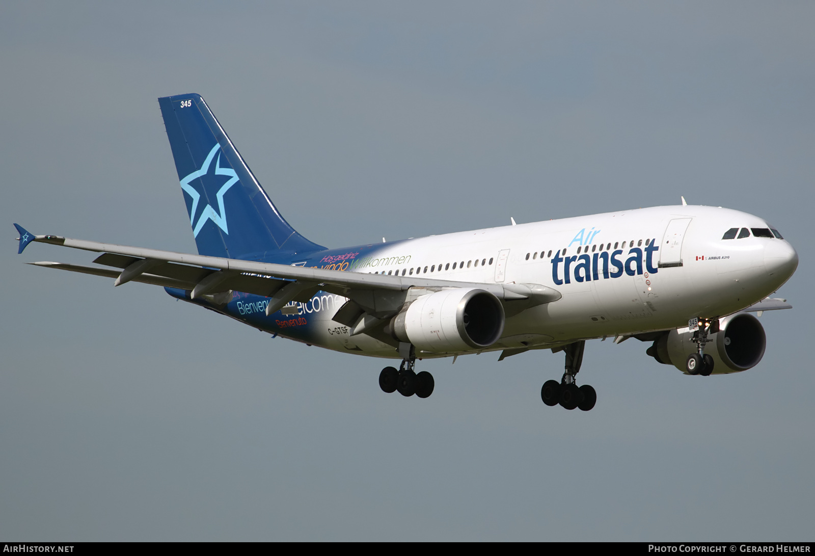 Aircraft Photo of C-GTSF | Airbus A310-304/ET | Air Transat | AirHistory.net #108655