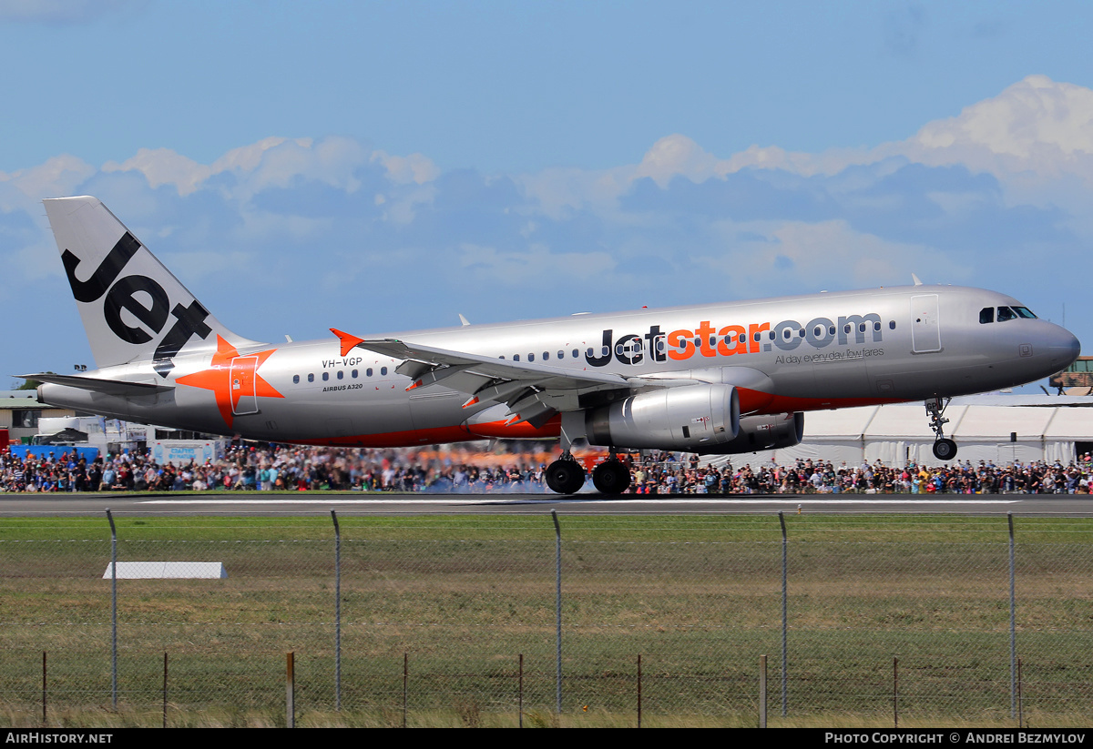 Aircraft Photo of VH-VGP | Airbus A320-232 | Jetstar Airways | AirHistory.net #108674