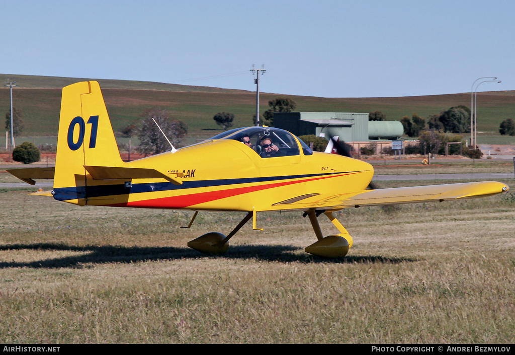 Aircraft Photo of VH-AAK | Van's RV-7 | AirHistory.net #108675