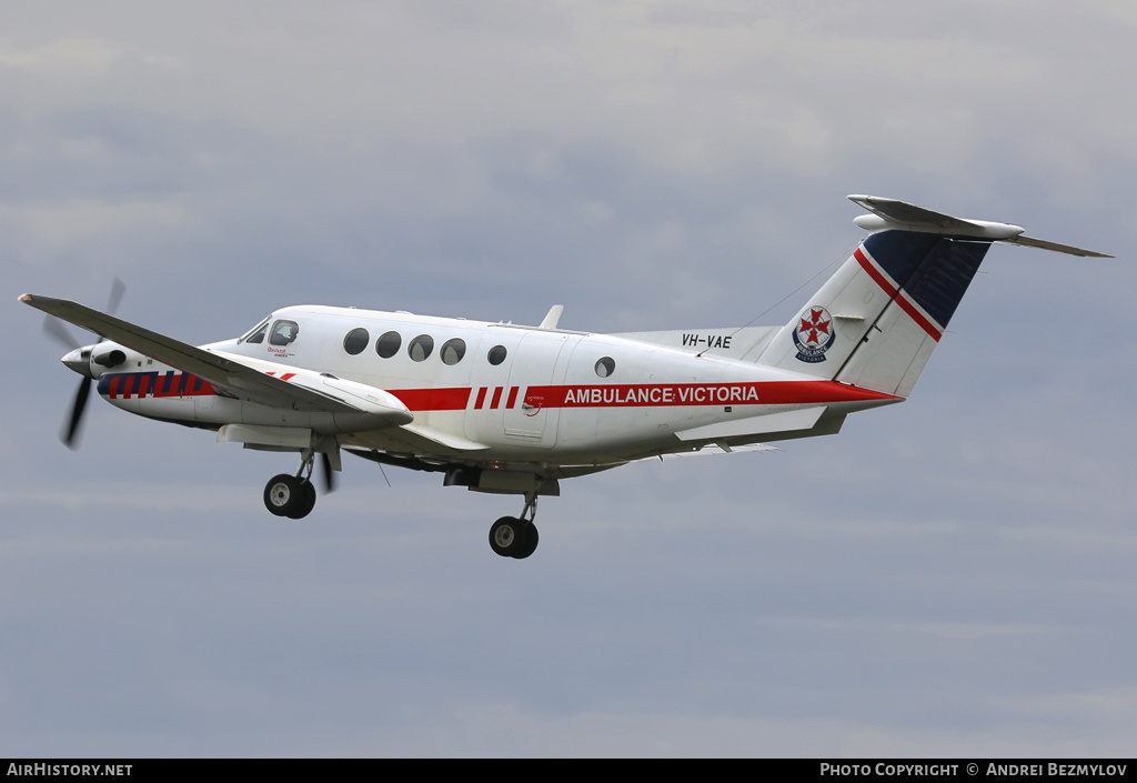 Aircraft Photo of VH-VAE | Hawker Beechcraft B200C King Air | Ambulance Victoria | AirHistory.net #108696